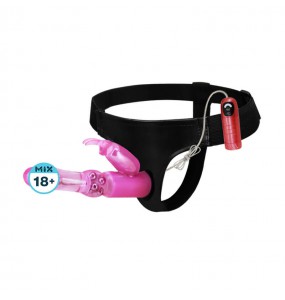 BAILE - Ultra Harness Rotate Vibrators Strap-On (L:18cm - D:3.5cm)